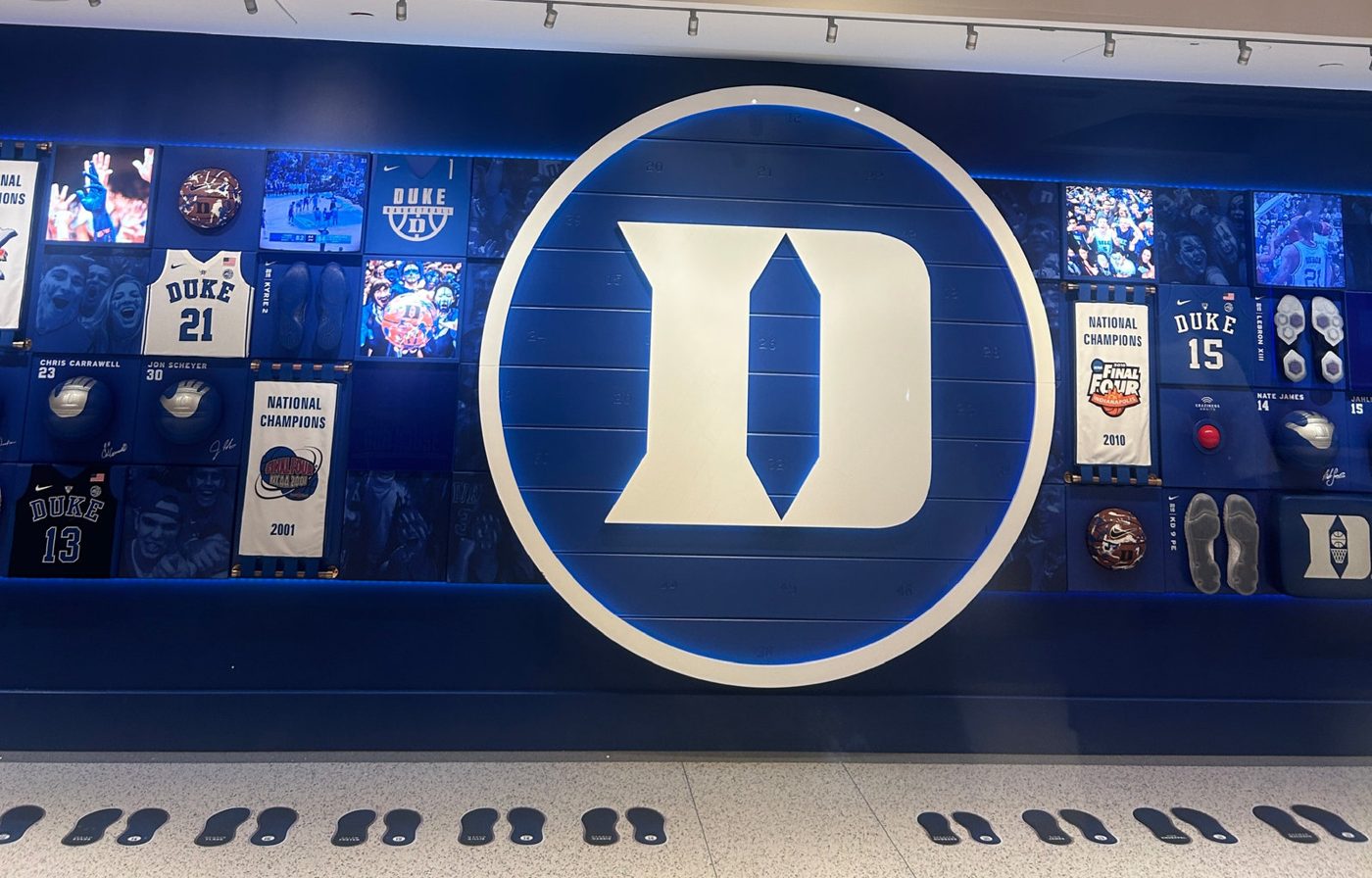Duke Blue Devils wall