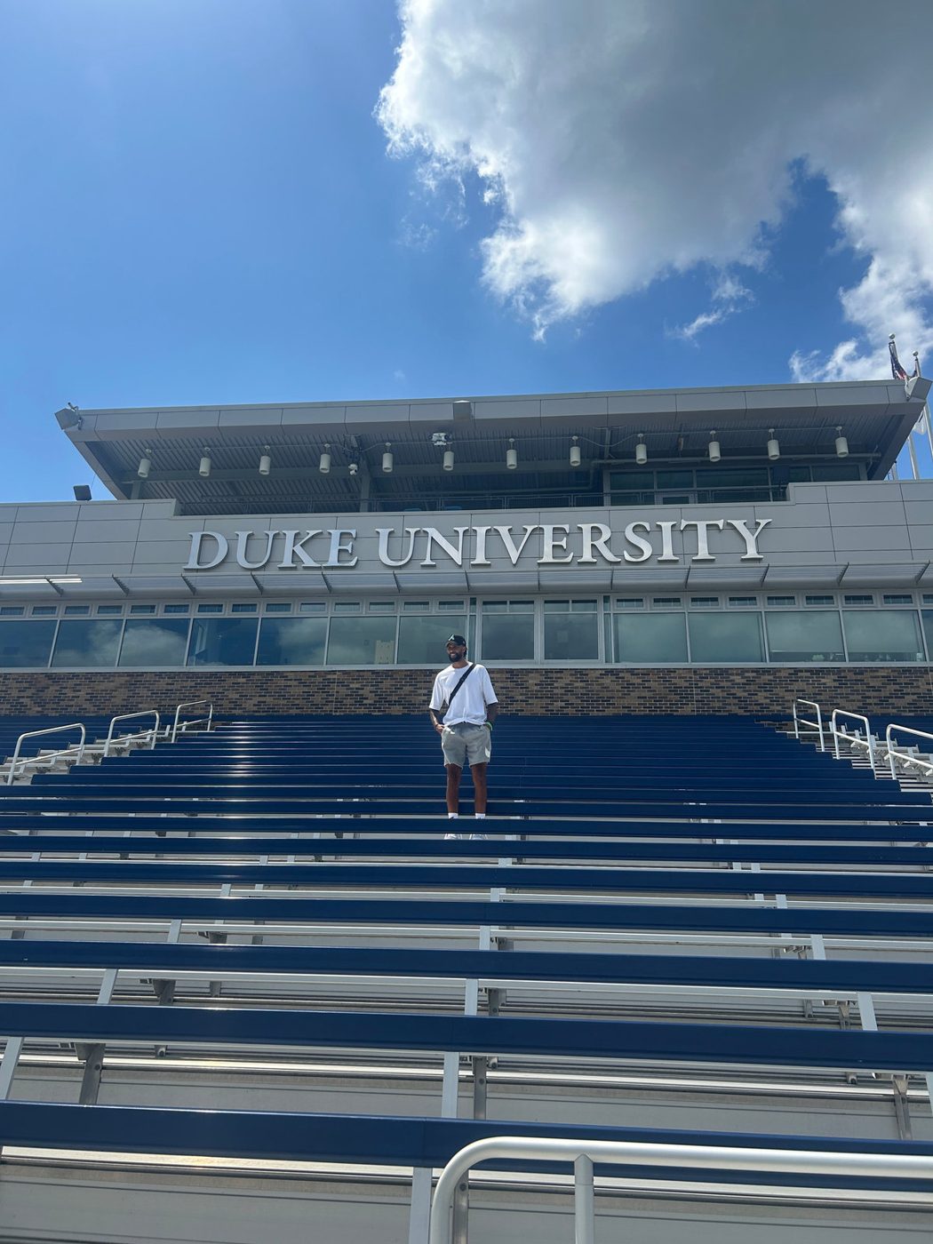 Duke University stadium on the USA tour